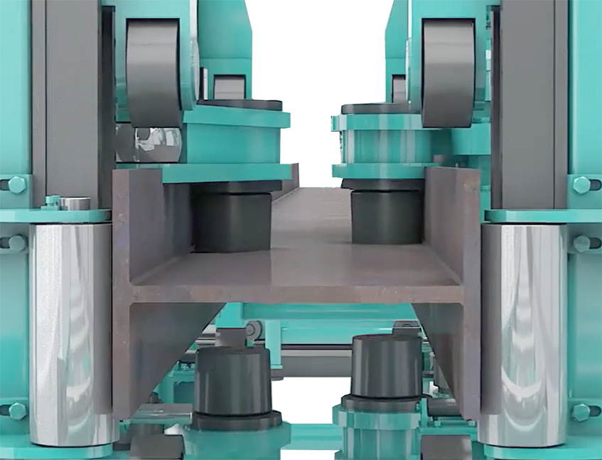 H-beam Horizontal-type Flange Plate Straightening Machine